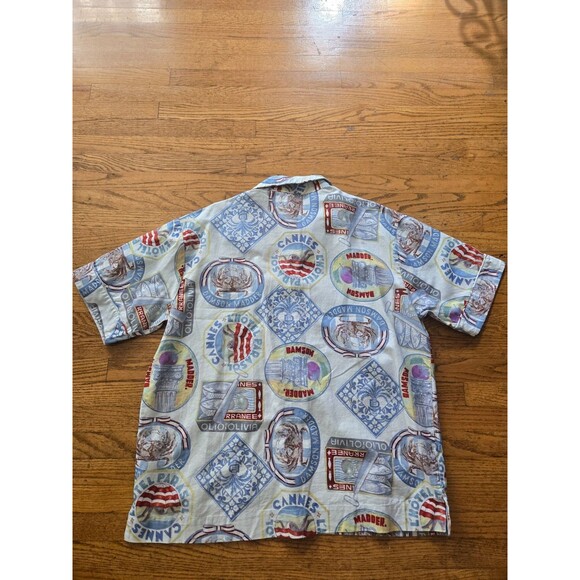 Anthropologie Damson Madder Printed Short-Sleeve Button Down Shirt Size 14 NWT - Picture 4 of 8